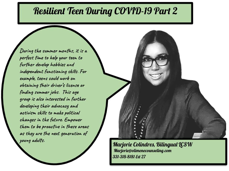 Resilient Teen During Covid-19 (Part 2)